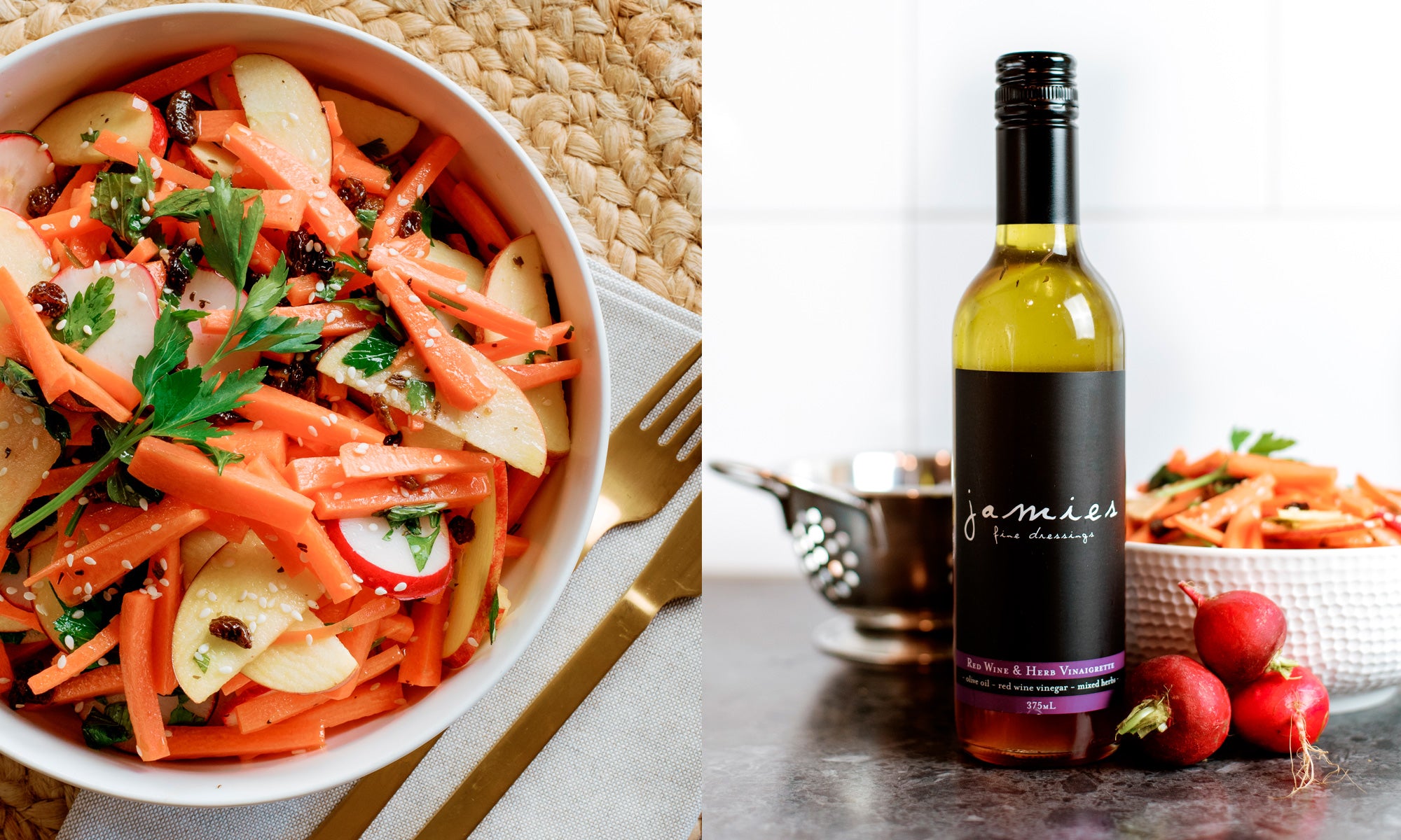 Moorish Crunch Salad Jamie's Fine Dressings