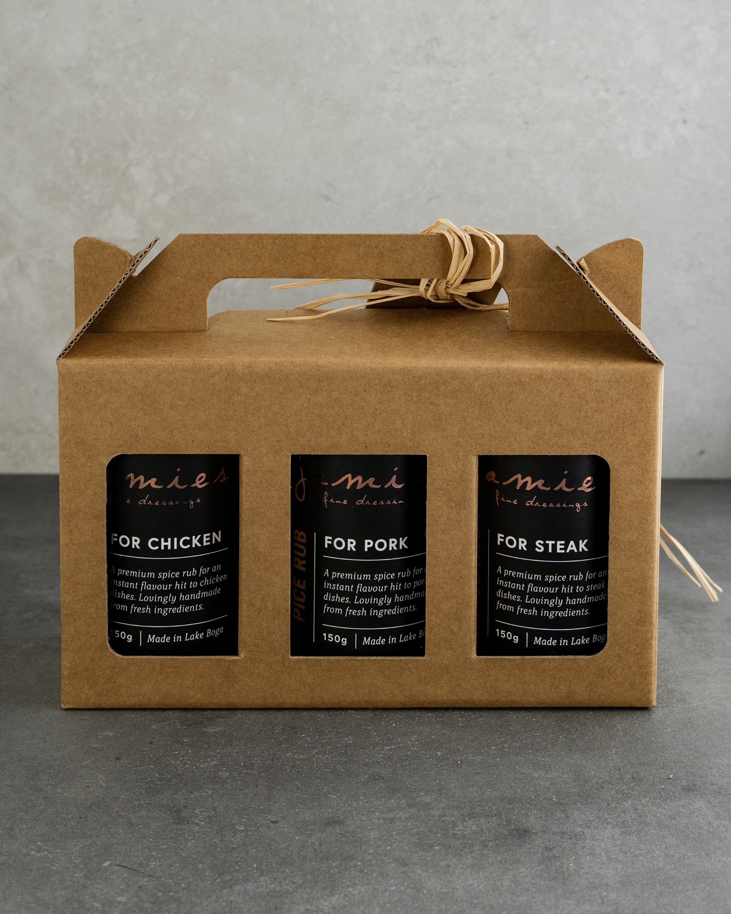 Spice Rub (Gift Pack of 3x 150g Canisters) Jamie's Fine Dressings